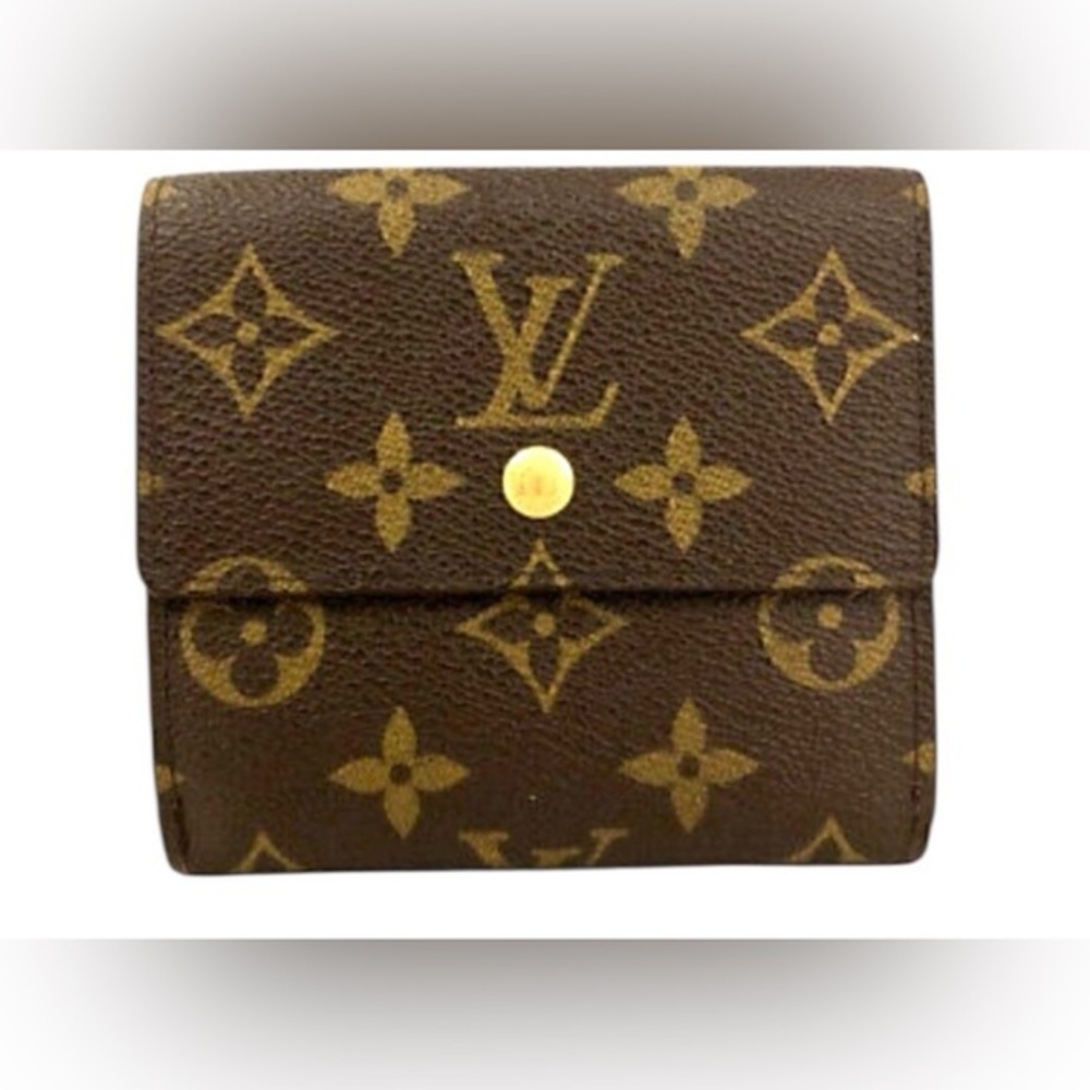 Louis Vuitton Monogram Compact Wallet in Brown
